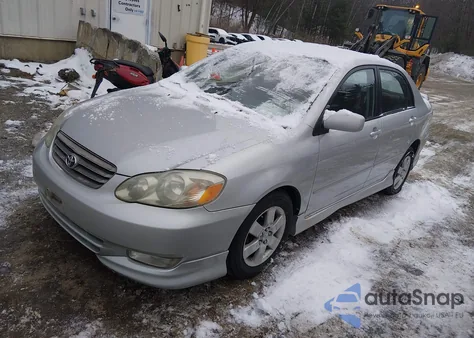 2003 Toyota Corolla Ce/Le/S from USA, damaged, VIN 1NXBR32EX3Z105517